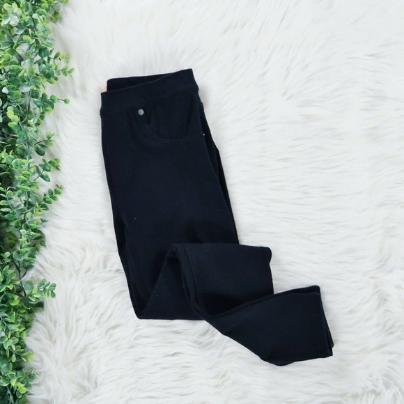 SPANX Ready-To-Wow Black Cropped Denim Jeggings M - Picture 5 of 9